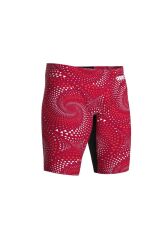 MEN'S FIREFLOW SWIM JAMMER BLACK-TEAM RED