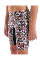 BOY'S FUN SKULLS SWIM JAMMER ÇOCUK YÜZÜCÜ MAYOSU MULTI BLACK 10-11 YAŞ