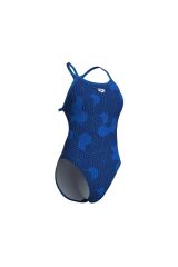 WOMEN'S GEOMETRY SWIMSUIT SWIM KADIN YÜZÜCÜ MAYOSU MULTI NAVY-ROYAL