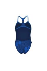 WOMEN'S GEOMETRY SWIMSUIT SWIM KADIN YÜZÜCÜ MAYOSU MULTI NAVY-ROYAL
