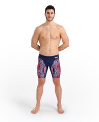 MEN'S SWIM JAMMER MARBLED ERKEK YÜZÜCÜ MAYOSU