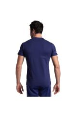 Team Erkek Mavi Günlük Stil T-Shirt %100 COTTON