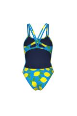 Lemons Swimsuit Lace Plus Back Kadın Turkuaz Yüzücü Mayo 010704858 40