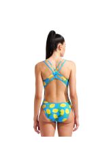 Lemons Swimsuit Lace Plus Back Kadın Turkuaz Yüzücü Mayo 010704858 32