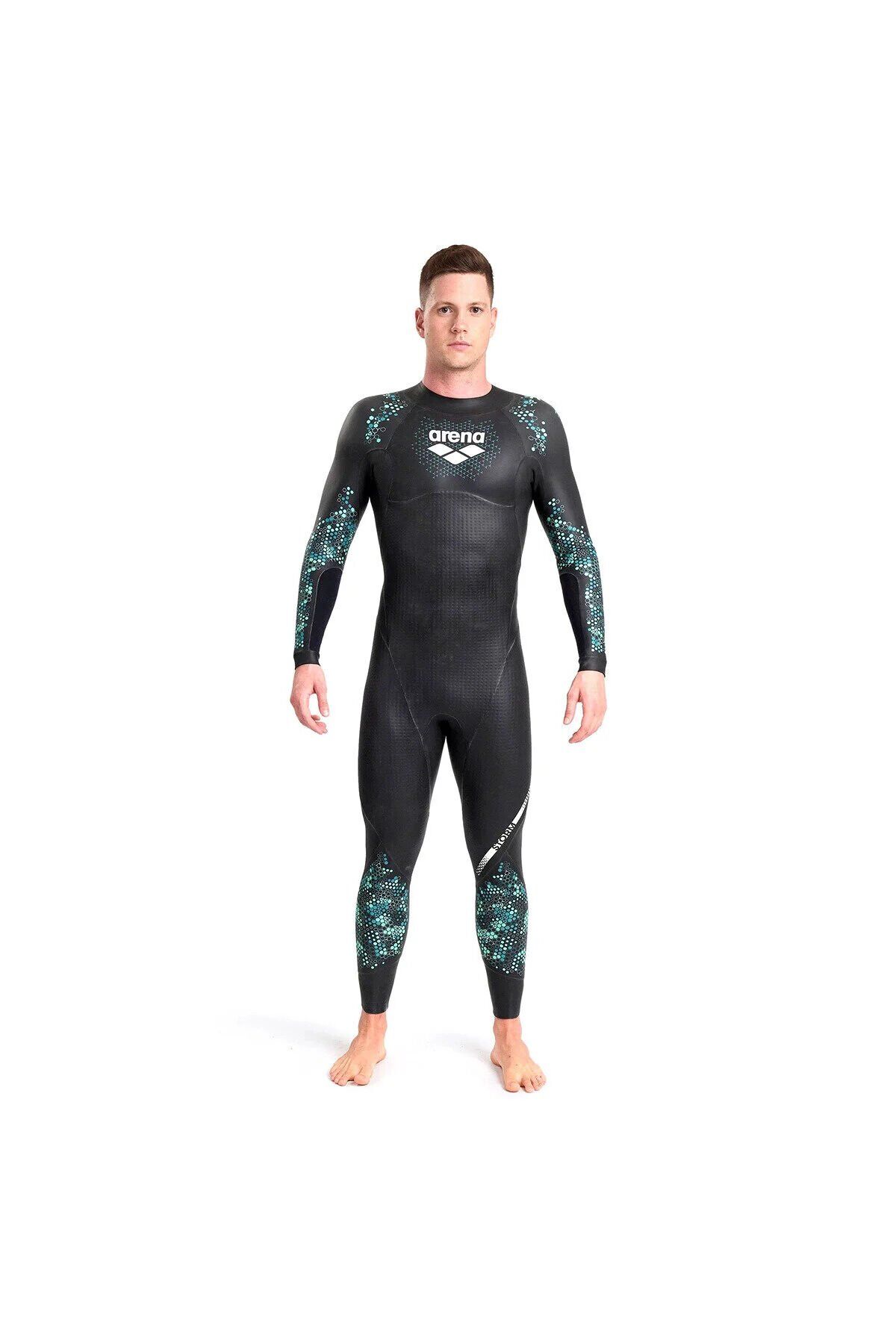 Powerskin Storm Wetsuit Erkek Siyah Yarış Mayosu 4970515 S