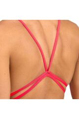 Tropic Swimsuit Lace Back Kadın Kırmızı Yüzücü Mayosu 44