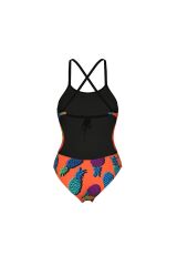 Pineapples Swimsuit Tie Back Kadın Yüzücü Mayo 36