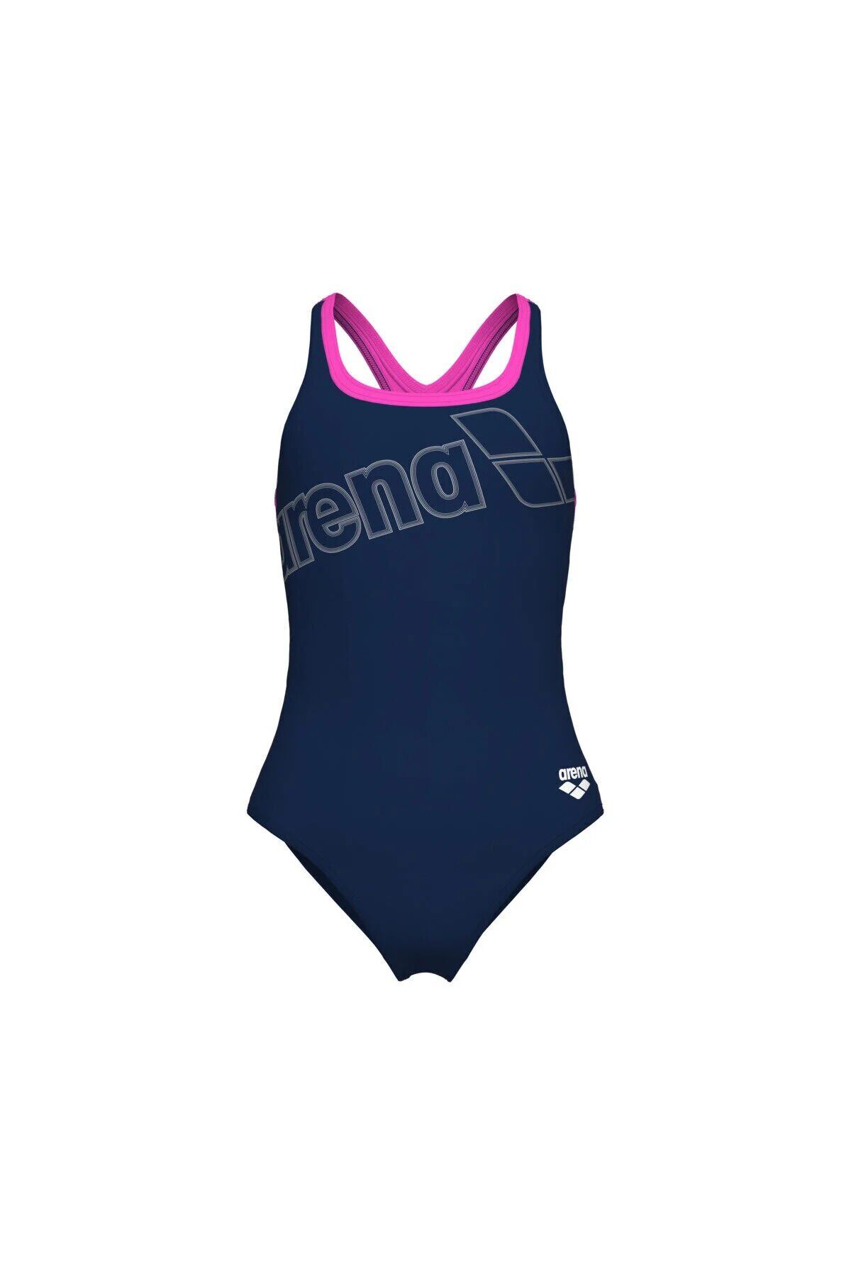 Girl's Logo Swimsuit Swim Pro Kız Çocuk Mayo 10-11 YAŞ