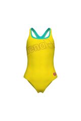 Girl's Logo Swimsuit Swim Pro Kız Çocuk Mayo 8-9 YAŞ